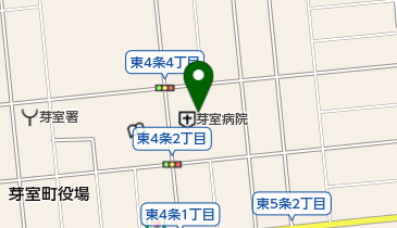 公立芽室病院の地図画像