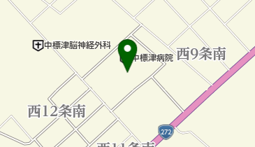 町立中標津病院の地図画像