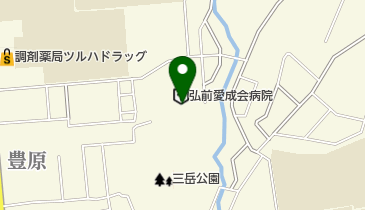 弘前愛成会病院の地図画像