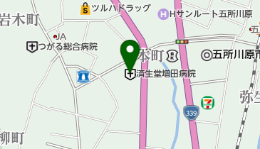 増田病院の地図画像