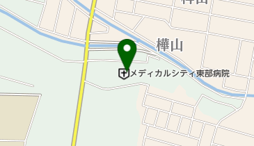 メディカルシティ東部病院の地図画像