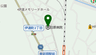 田原病院の地図画像