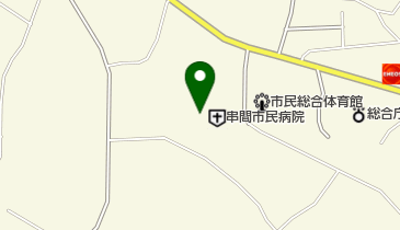 串間市民病院の地図画像