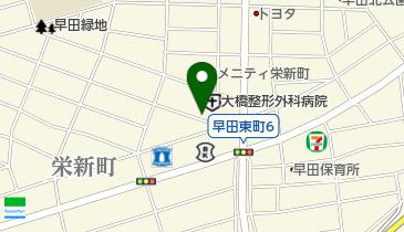 大橋整形外科病院の地図画像