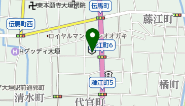 名和病院の地図画像