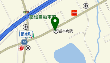 岩本病院の地図画像