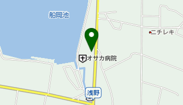 オサカ病院の地図画像