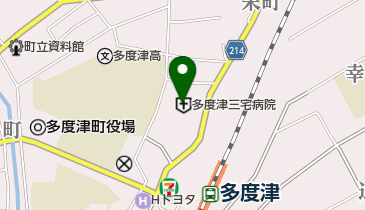多度津三宅病院の地図画像