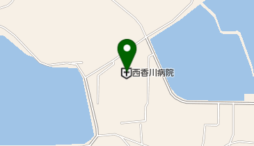 三豊市立西香川病院の地図画像