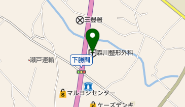 森川整形外科病院の地図画像