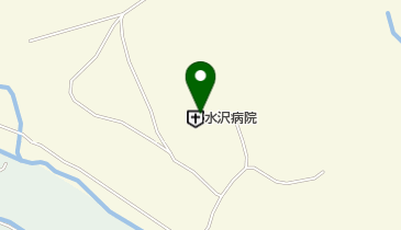 水沢病院の地図画像