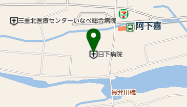 日下病院の地図画像