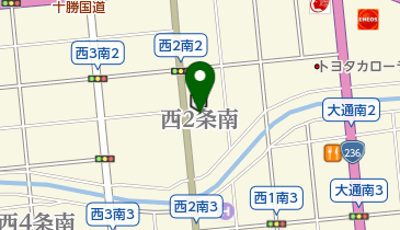 西2条腎泌尿器科病院の地図画像