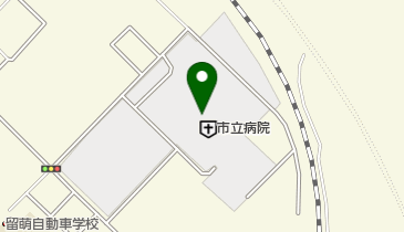 留萌市立病院の地図画像