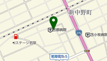 苫都病院の地図画像