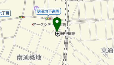 細谷病院の地図画像