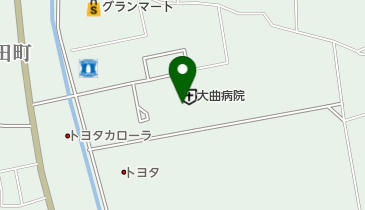市立大曲病院の地図画像