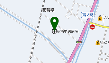 鹿角中央病院の地図画像