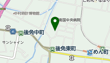 南国中央病院の地図画像