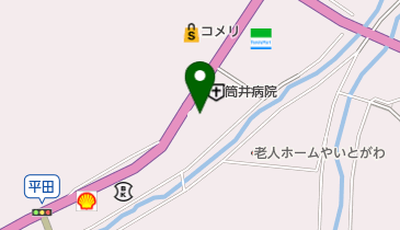 筒井病院の地図画像