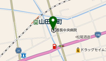 香長中央病院の地図画像