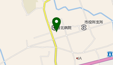 香北病院の地図画像