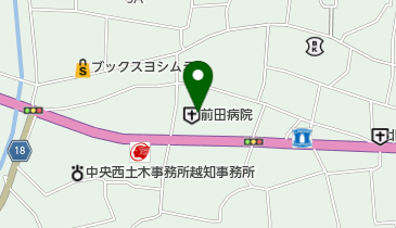 前田病院の地図画像