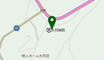 大月町国民健康保険大月病院の地図画像