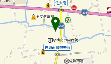 なゆたの森病院の地図画像