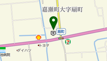 田中病院の地図画像