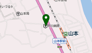 平川病院の地図画像