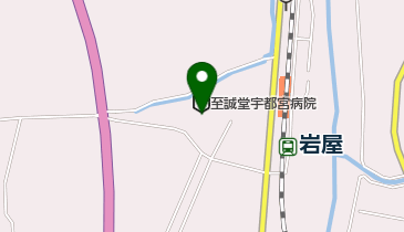 宇都宮病院の地図画像