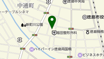 福田整形外科病院の地図画像