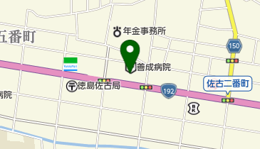 善成病院の地図画像