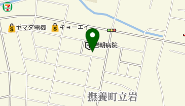 岩朝病院の地図画像
