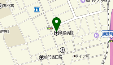 兼松病院の地図画像