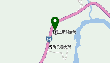 那賀町立上那賀病院の地図画像