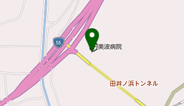 美波町国民健康保険美波病院の地図画像