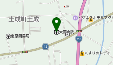 大野病院の地図画像