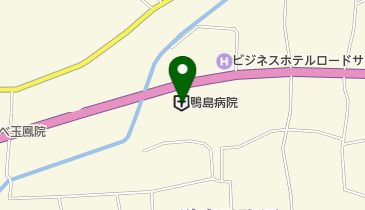 鴨島病院の地図画像