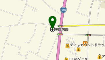 美摩病院の地図画像