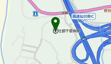 杜都千愛病院の地図画像