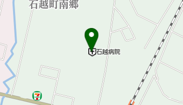 姉歯石越病院の地図画像