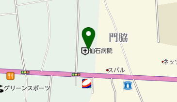 仙石病院の地図画像