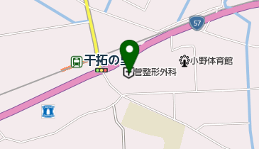 菅整形外科病院の地図画像