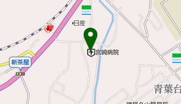 宮崎病院の地図画像