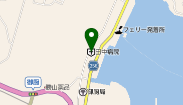 田中病院の地図画像