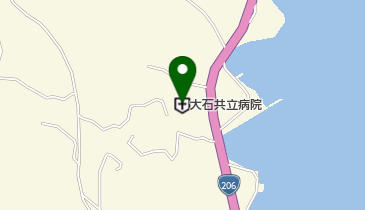 大石共立病院の地図画像