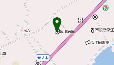 泉川病院の地図画像