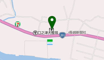口之津病院の地図画像